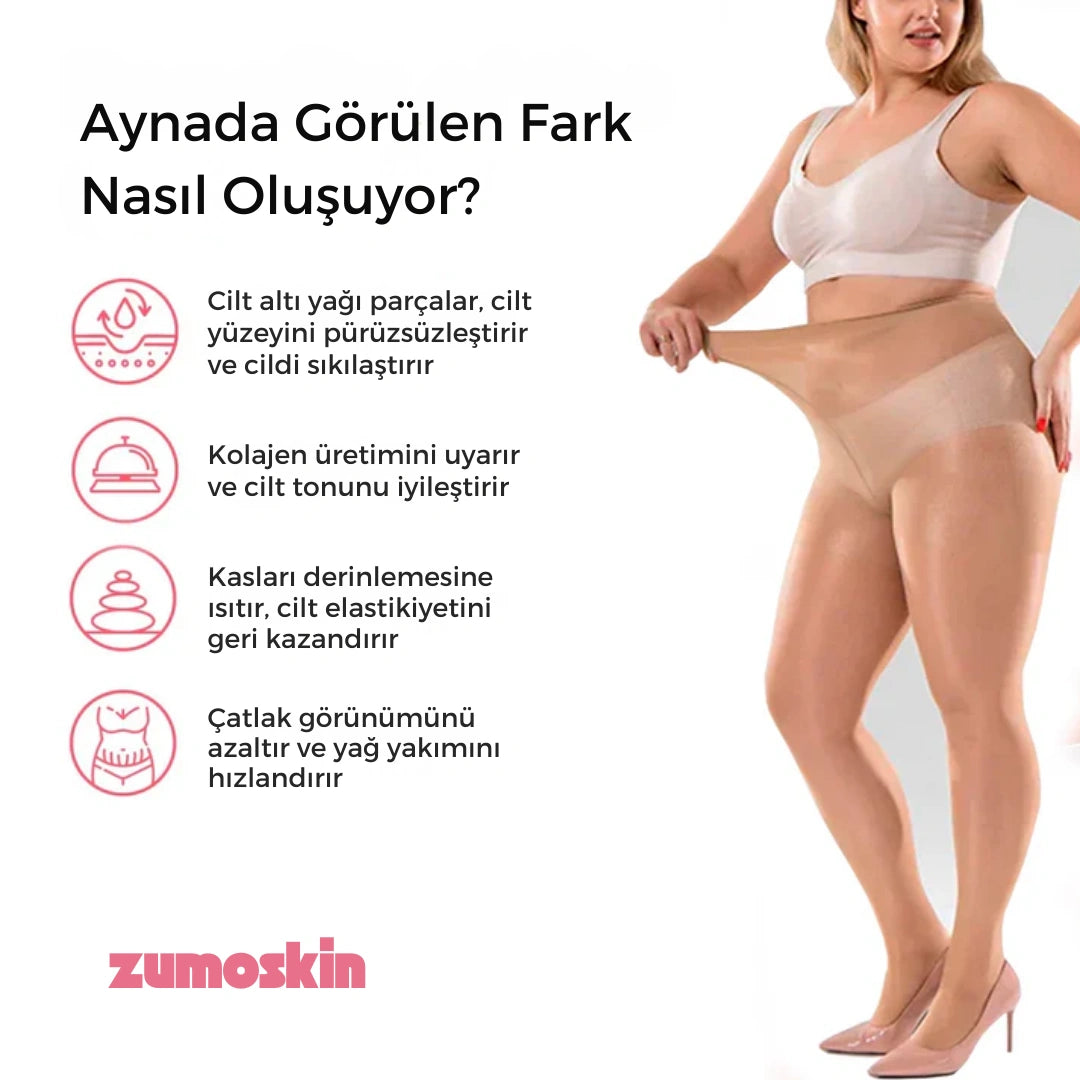 Zumoskin™ Anti-Selülit Külotlu Çorap